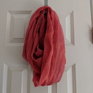 Spring Corral Pink Infinity Scarf!